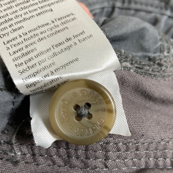 Y2k style Triple Five Soul Men's Gray Utility Cargo 90s Skater Shorts sz 36 - Picture 12 of 12